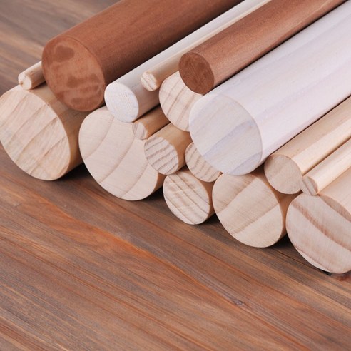 만물트럭 목봉 무료재단 나무봉 DIY 마크라매재료 원목봉 우드봉 목재, 목봉 1.5cm - 길이 120cm