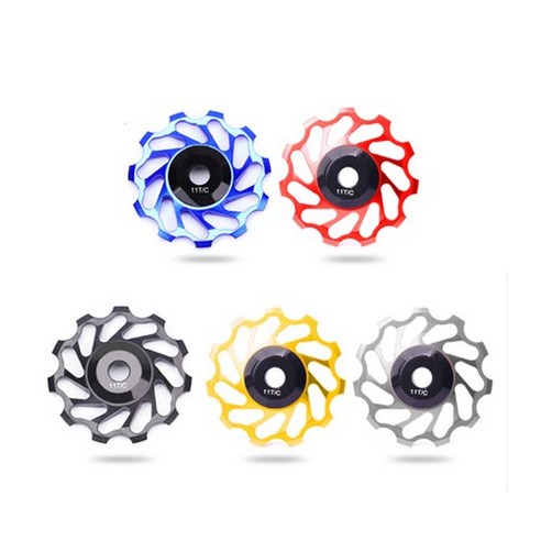 RISK 자전거풀리11T 13T 세라믹베어링 PULLEY 레인보우