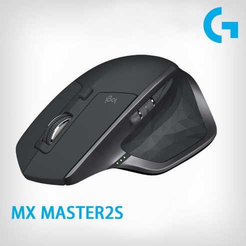 로지텍 MX Master 2S 무선 마우스, BLACK