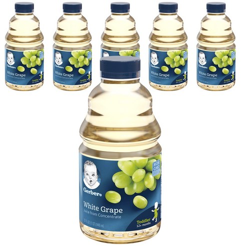거버 어린이 과일야채주스 946ml, 백포도(White Grape), 6개