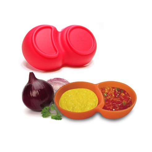 주방에 상큼함을 더하는 실용적인 파미레 실리콘 콤비 소스볼 오렌지