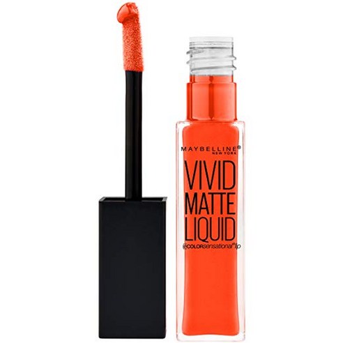 메이블린 비비드 매트 리퀴드 바이 컬러센세이셔널 립 7.7ml, ORANGE OBSESsion, 1개