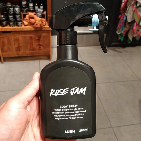 LUSH 러쉬 로즈 잼 보디 스프레이 [영국 직배송], 1개, 200ml