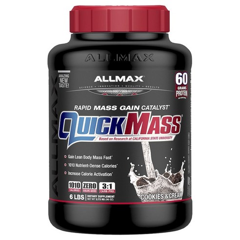 Allmax 퀵매스 래피드 매스 게인 카탈리스트, 1개, 2.72kg