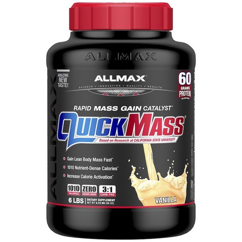 Allmax 퀵매스 래피드 매스 게인 카탈리스트, 1개, 2.72kg