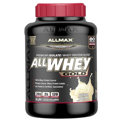 Allmax 올 웨이 골드 프리미엄 아이솔레이트 프로틴 블렌드, 1개, 907g