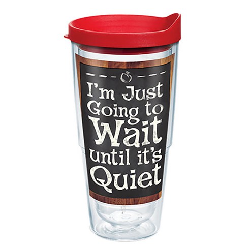 터비스 킵 드링크 핫 & 콜드 텀블러, Teacher Wait Until Quiet, 710ml