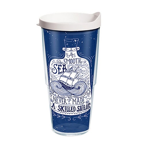 터비스 킵 드링크 핫 & 콜드 텀블러, Vintage Tall Ship, 710ml
