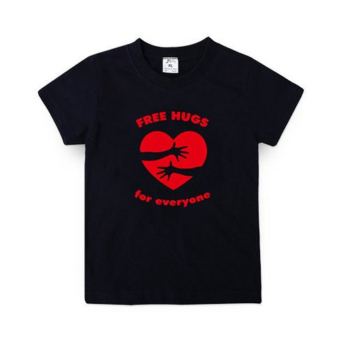 쥬스토리 가족티 반팔 프리허그 – Family T-shirt with Half Sleeves from Juice Story 쥬스토리 가족티 반팔 프리허그 – Family T-shirt with Half Sleeves from Juice Story