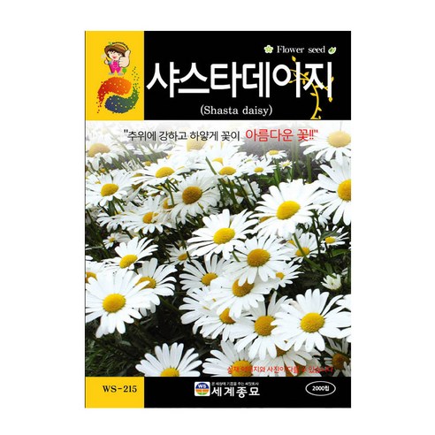 모칸도 (무배)세계 샤스테이지 꽃씨 2000립, 1개