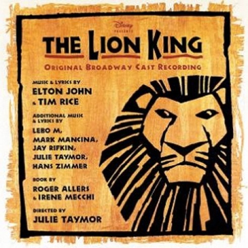 뮤지컬 라이온 킹 OST - ORIGINAL BROADWAY CAST RECORDING