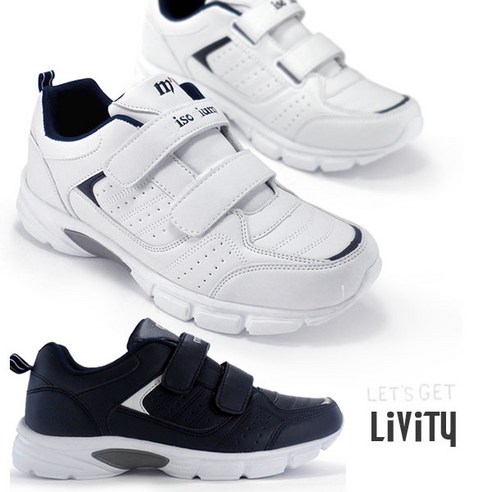 LIVITY 초경량 기본형 벨트 운동화 스니커즈 작업화 단화 M350