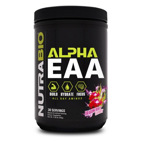 뉴트라바이오 알파 EAA 체리 드래곤프루트 캔디 글루텐 프리, 446g, 1개