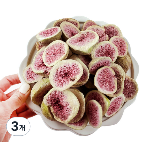 [주5일] 무첨가물 동결건조 무화과칩 다이어트 변비 효능 건무화과, 300g, 3개