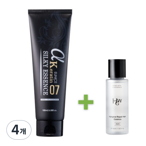 본코스메틱 알파 케라틴 실키에센스 180ml 에센스, 4개