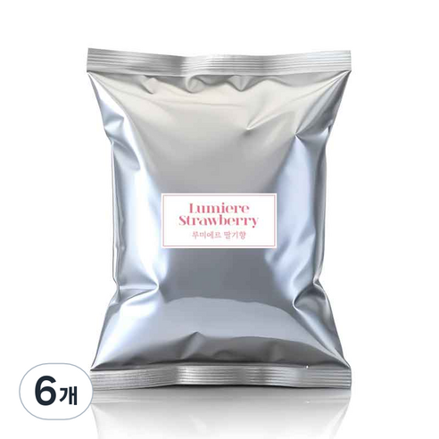 파베글라스 루미에르 컴파운드 코인 코팅 딸기초콜릿, 1kg, 6개