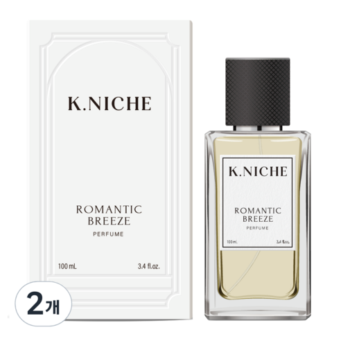케이니치 로멘틱브리즈 남자 여자 향수 오드퍼퓸, 100ml, 2개