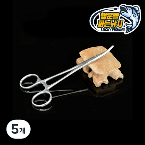 행운을파는낚시 포셉 가위(18cm) 바늘빼기 그립 물고기집게 훅리무버, 01. FFS-18cm, 5개