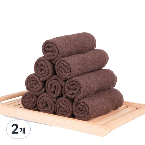 ITALIANO 식당 골프장 당구장 업소용 물수건 30g 01cm 50장가 핸드타월, 2개, 진밤