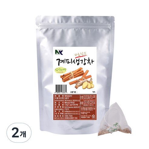 양원농장 계피생강차 티백, 1.2g, 100개입, 2개