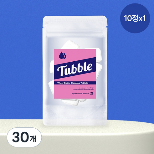 터블 텀블러 세정제 대용량 스타터팩, 8g, 30개