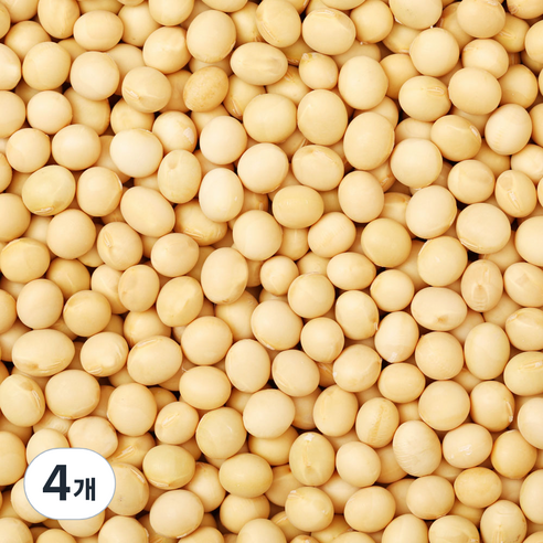 백태 수입콩(미국산) 4.5kg 수입산 원적외선 빛살균 살균한콩 백태 메주콩/콩국수콩/두부콩, 4.5kg(1개), 4개