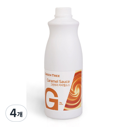 그린트리 카라멜소스 1.9kg, 4개