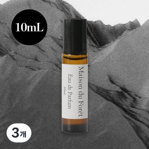 메종듀포레 잉글리쉬페어 앤 프리지아 향 니치향수 오 드 퍼퓸, 3개, 10ml