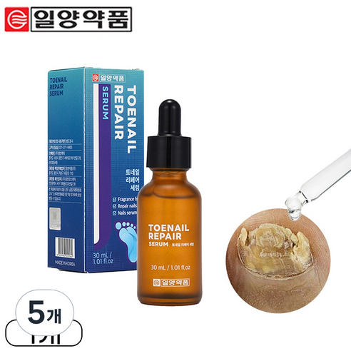 일양약품 문제성 손발톱 전문 리페어 세럼 영양제 토네일, 5개, 30ml
