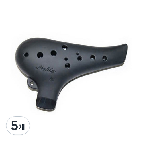 노블 오카리나 알토c, 노블리, 블랙 SF, 5개