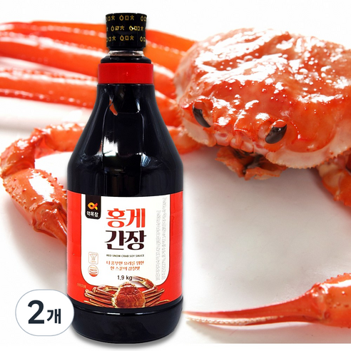 약목참 홍게간장 맛간장 맛장 만능, 2개, 1.9kg