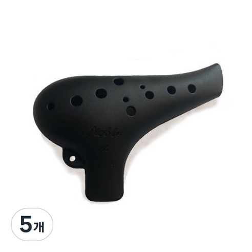 노블 오카리나 알토c, 노블리, 블랙 무광, 5개