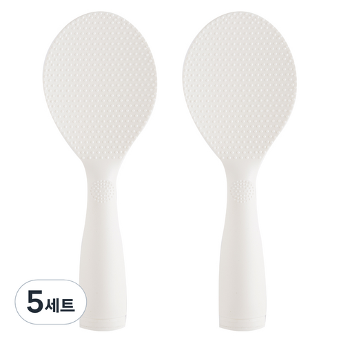 아케이바이 프리미엄 튼튼한 스탠딩 주걱 2개입, 화이트, 5세트
