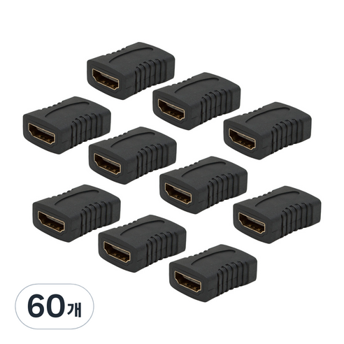 DUNIDEN HDMI 연장 젠더 개 HDMIFF, 60개, HDMIFF10