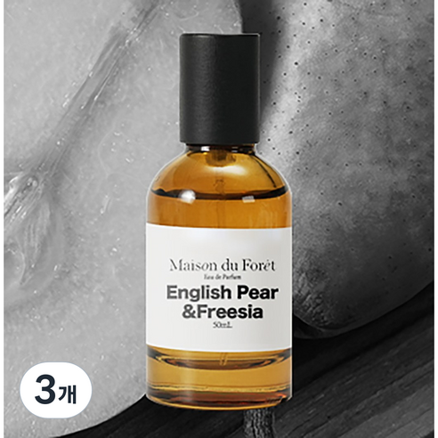 메종듀포레 잉글리쉬페어 앤 프리지아 향 니치향수 오 드 퍼퓸, 3개, 30ml