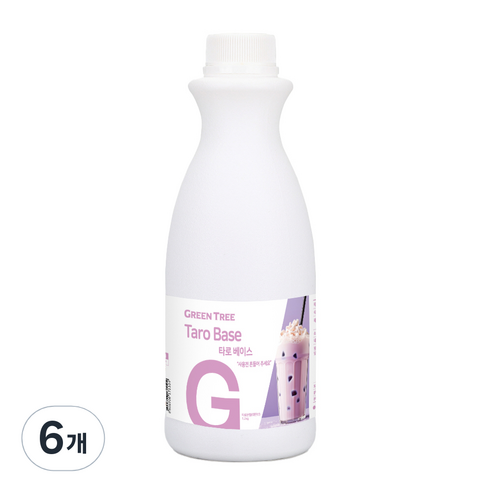 그린트리 타로 밀크티베이스, 6개, 1개입, 1.2kg