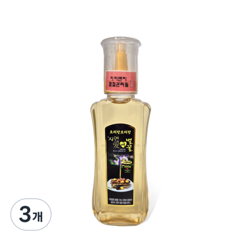 지이앤지 자연애 사양벌꿀, 500g, 3개