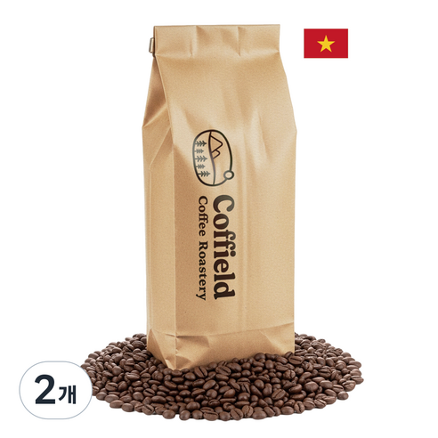 커필드 베트남 싱글 오리진 원두, 1kg, 홀빈(분쇄안함)
