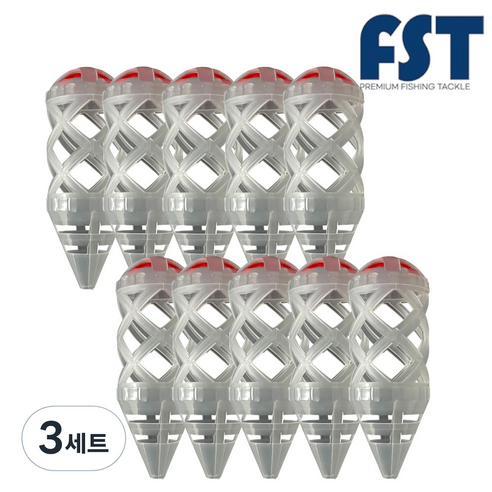 카고망 카고낚시 채비 카고통 원투 낚시 플라스틱 맨카고 집어통, 3세트, 10개입