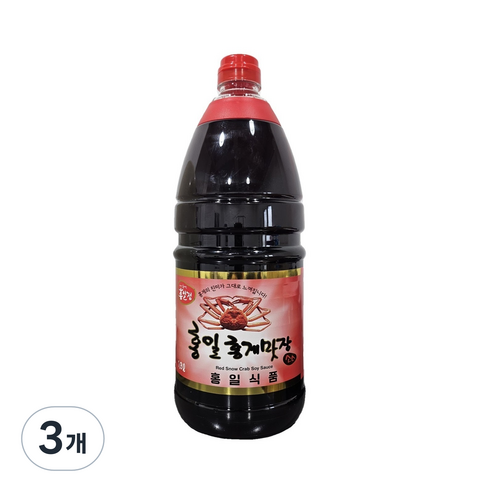 홍일점 홍게맛장소스, 3개, 1800ml