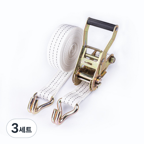 신명 자동바 세트 38mm 깔깔이바 라쳇바 화물바 고정바 환봉, 3세트