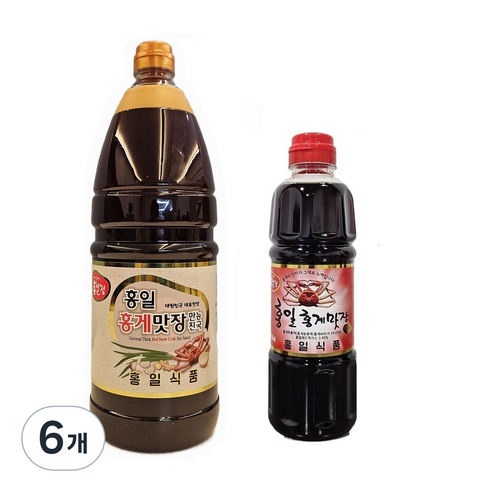 홍일 홍게맛장 만능진국 + 맛장500, 6개, 1800ml