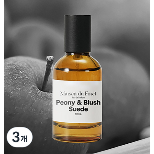 메종듀포레 피오니 앤 블러쉬 스웨이드 향 니치향수 오 드 퍼퓸, 3개, 30ml