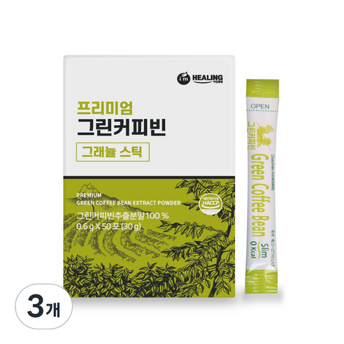 아임힐링 그린커피빈, 30g, 3개