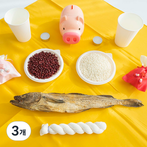 새차고사 신차고사 자동차고사 세트, 행운북어 실속 고사 세트, 3개