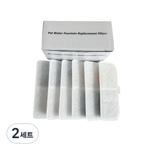 개아냥 반려동물 자동급수기 필터, 2세트