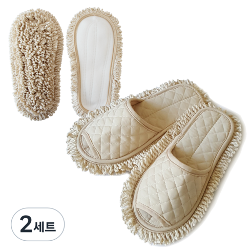 필굿리빙 터치 청소슬리퍼 + 리필, 2세트