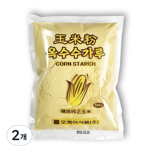 옥수수가루 콘그릿츠 분말 베이킹, 2개, 500g