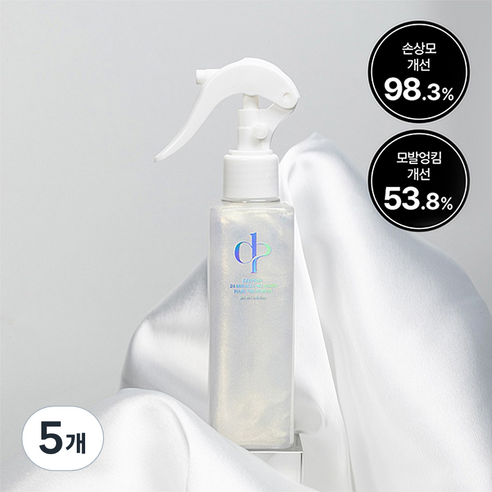디피어 24 미라클 노워시 단백질 극손상 헤어 트리트먼트, 5개, 160ml