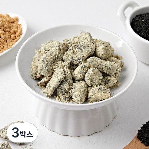 조은나래 흑임자 콩고물 도라지정과 건강간식, 3박스, 120g